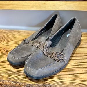 Leather loafers